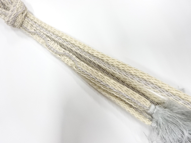 正絹　夏手組帯締め